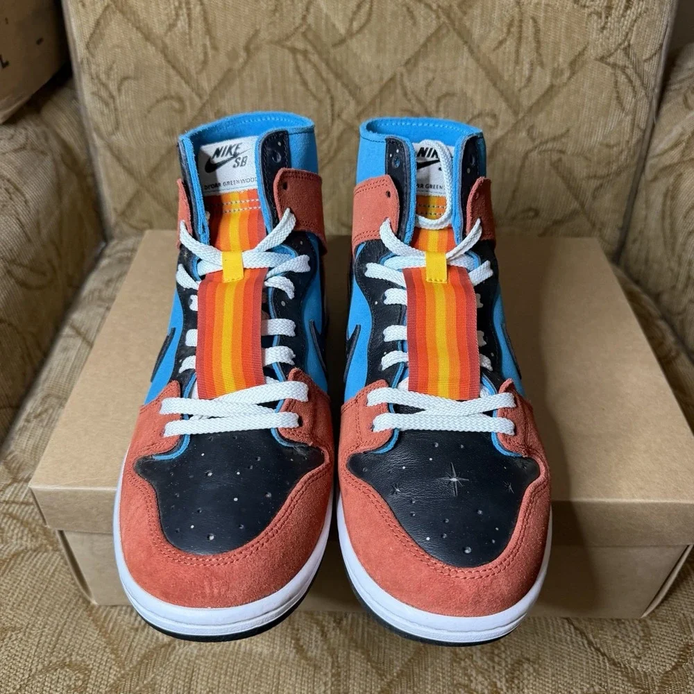 Size 9 - Nike SB Dunk High Decon QS Di'orr Greenwood Navajo Arts FQ1775 400 Nice